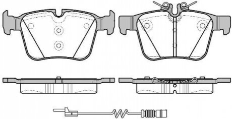 P14163.20 WOKING Колодки тормозные дисковые задние Mercedes-benz C-class (s205) 1.6 14-,Mercedes-benz C-class (s205) 2.0 14- (P14163.20) WOKING