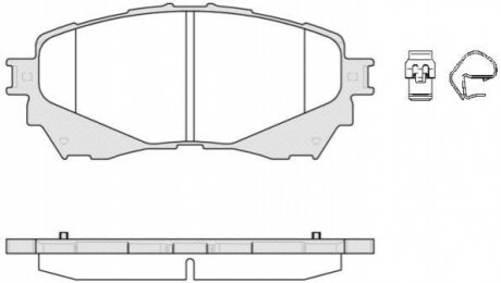 P14383.04 WOKING Гальмівні колодки пер. Mazda 6 (18-21)