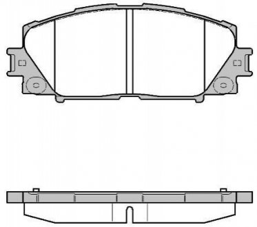 P13243.10 WOKING Гальмівні колодки пер. Prius 08-