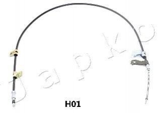 131H01 JAPKO Трос стояночного тормоза Hyundai Matrix 1.5 CRDi, 1.6, 1.8 (01-10) 1712/1645 мм (131H01) JAPKO