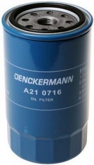 A210716 Denckermann  Фільтр масляний HYUNDAI TUCSON 2.0 CRDI 06-10, SANTA FE 2.2 CRDI 06-12 (вир-во DENCKERMANN)