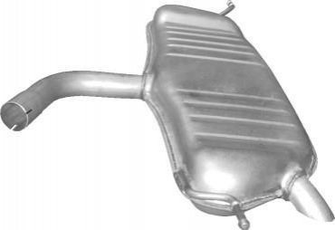 30.150 Polmostrow Глушник задн. VOLKSWAGEN TOURAN 1.6 (2003-10) (вир-во Polmostrow)