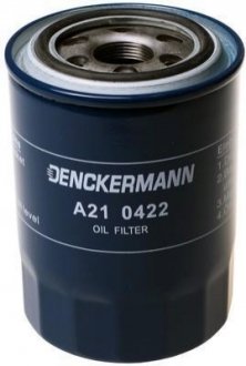 A210422 Denckermann  Фильтр масляный KIA SORENTO 2.5 CRDI 06-, HYUNDAI H1 2.5 CRDI 03-09 (пр-во DENCKERMANN)