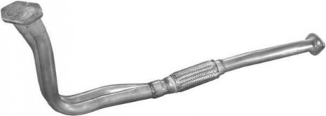 17.522 Polmostrow Глушитель, алюм. сталь, передн. часть Opel Vectra A 1.7D 92-95 (17.522) Polmostrow