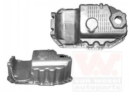 5894072 Van Wezel Поддон, масляний картера двигуна VAG 1.4 16v/1.6FSi Trous (вир-во Wan Wezel)