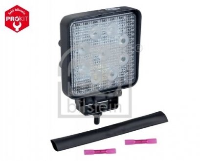 104003 FEBI Фара LED квадратная 27W, 2200lm, 108x135x72мм, узкий луч 9-32V (Febi)