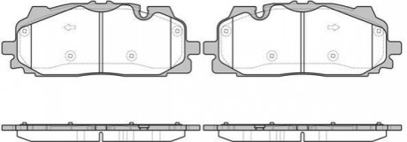 P17673.00 WOKING Колодки тормозные дисковые передние Audi Q7 3.0 15- (P17673.00) WOKING