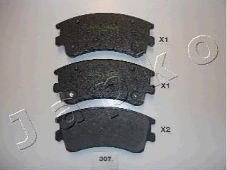 50307 JAPKO Колодки тормозные передні Mazda 6 2.0-2.3 (02-08) (50307) JAPKO