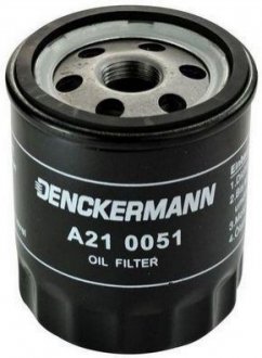 A210051 Denckermann  Фильтр масляный SKODA FABIA 1.0-1.4I 99- (пр-во DENCKERMANN)