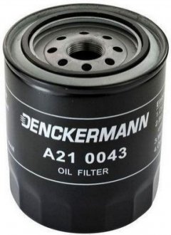 A210043 Denckermann  Фільтр масляний TOYOTA LC 2.4-4.2 TD 88- (вир-во DENCKERMANN)