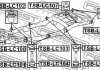 TSB-LC103 FEBEST Подушка рами TOYOTA LAND CRUISER 100 (вир-во FEBEST) (фото 2)