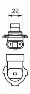 1 987 302 026 Bosch Лампа накаливания HIR2 12V 55W PX22D (пр-во Bosch)