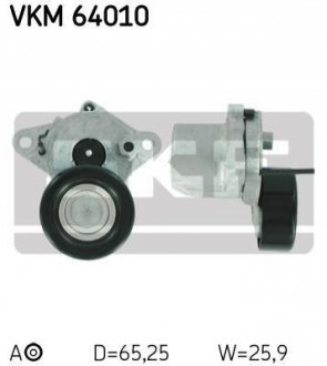 VKM 64010 SKF Натяжний ролик, поліклінового ременя (Вир-во SKF)