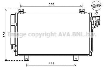 MZ5260D AVA Cooling Systems Радиатор кондиціонера Mazda 3/6 13+ (Ava)