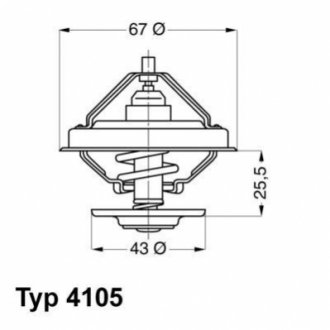 4105.79D WAHLER,Wahler  Термостат МВ (вир-во Wahler)