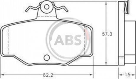 36741 A.B.S  Колодка торм. NISSAN ALMERA/PRIMERA задн. (пр-во ABS)