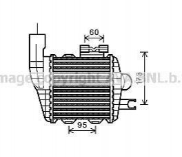 HY4226 AVA Cooling Systems Інтеркулер TUCSON/SPORTAGE 20D 04-08 (Ava)