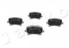 510007 JAPKO Колодки тормозные зад. Audi A6, Q3/ Seat Alhambra/Passat, CC, Sharan, Tiguan 1.4-4.2 (04-) (510007) JAPKO (фото 1)