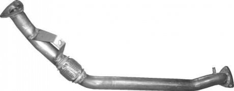 01.127 Polmostrow Глушитель, алюм. сталь, передн.часть Audi A4 2.0 FSI 07/02-12/04 (01.127) Polmostrow