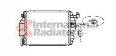 30004357 Van Wezel Интеркулер MB VITO 22TD MT/AT 99-03 (пр-во Van Wezel)