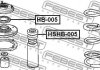 HB-005 FEBEST Підшипник опори амортизатора (фото 2)