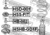HSD-001 FEBEST Шайба підшипника опори (фото 2)