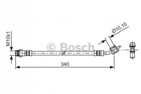 1987481423 Bosch Гальмівний шланг