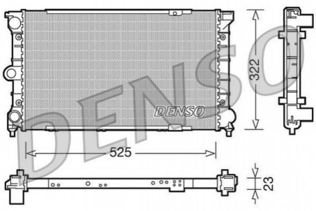 DRM32031 Denso Радиатор