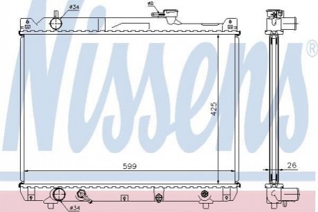 64194A Nissens Радiатор