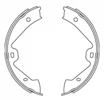 Z4675.00 WOKING Колодки стояночного тормоза (пр-во Remsa) Porsche Cayenne 10> , VW Touareg II (Z4675.00) WOKING