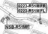 0223-R51MFR FEBEST Тяга / Стойка стабілізатора (фото 2)