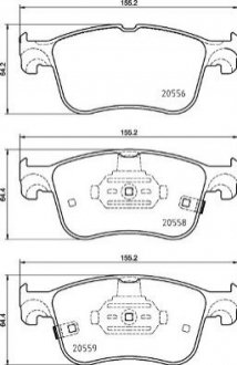 P24 218 Brembo Гальмівні колодки дискові