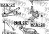 HAB-126 FEBEST Сайлентблок підвіски (фото 2)