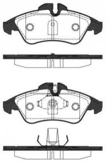 P4783.10 WOKING Колодки тормозные диск. перед. (пр-во Remsa) (P4783.10) WOKING