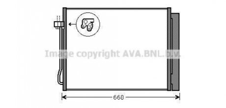 BWA5377D AVA Cooling Systems Радиатор кондиционера (BWA5377D) AVA