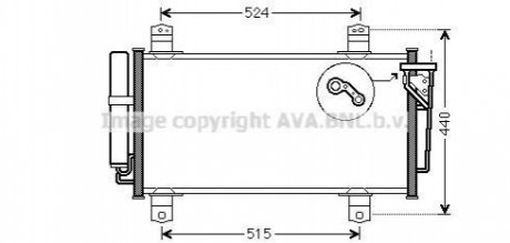 MZA5231D AVA Cooling Systems Радіатор кодиціонера