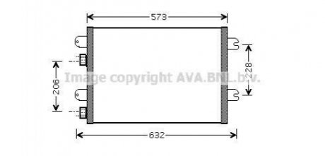 RTA5317 AVA Cooling Systems Радиатор кондиционера (RTA5317) AVA