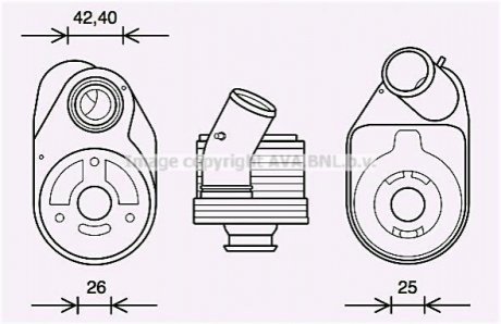 FT3610 AVA Cooling Systems Радіатор масляный (FT3610) AVA