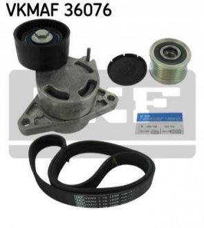 VKMAF 36076 SKF Роликовий модуль натягувача ременя (ролик, ремень)