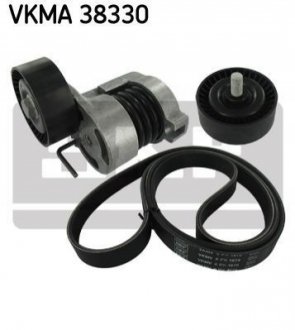 VKMA 38330 SKF Роликовий модуль натягувача ременя (ролик, ремень)