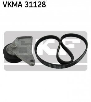 VKMA 31128 SKF Роликовий модуль натягувача ременя (ролик, ремень)