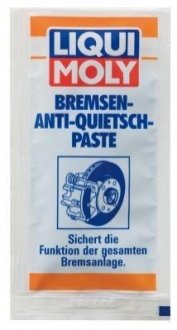 3078 LIQUI MOLY СИНТЕТИЧНЕ МАСТИЛО ДЛЯ ГАЛЬМІВНОЇ СИСТЕМИ BREMSEN-ANTI-QUIETSCH-PASTE 0,01Л