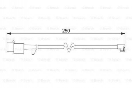 1 987 474 574 Bosch Датчик ЗНОШУВАННЯ ДИСК.КОЛ.ЗАД