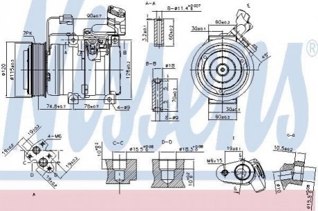 89586 Nissens Компрессор кондиціонера