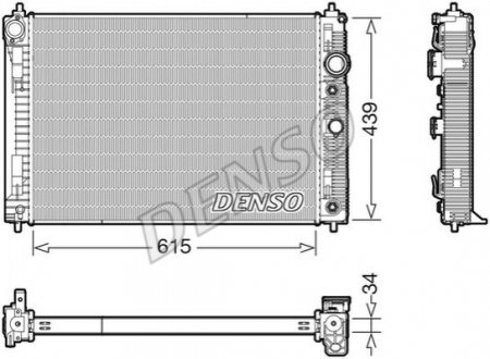 DRM46045 Denso Радиатор охолоджування