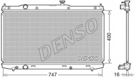 DRM40039 Denso Радиатор охолоджування