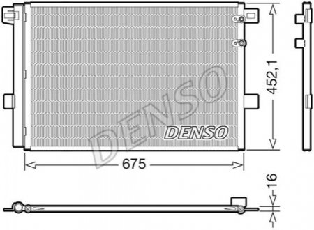 DCN32065 Denso Конденсер кондиціонера