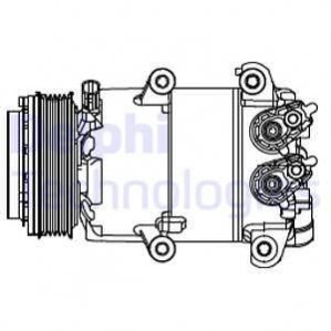 CS20466 DELPHI Компресор кондиціонера