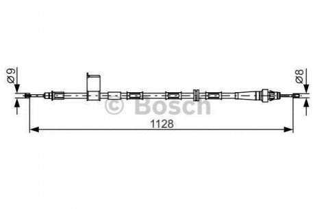 1 987 482 363 Bosch Трос ручного гальма