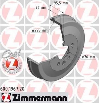 600.1967.20 Otto Zimmermann GmbH Барабан гальмівний